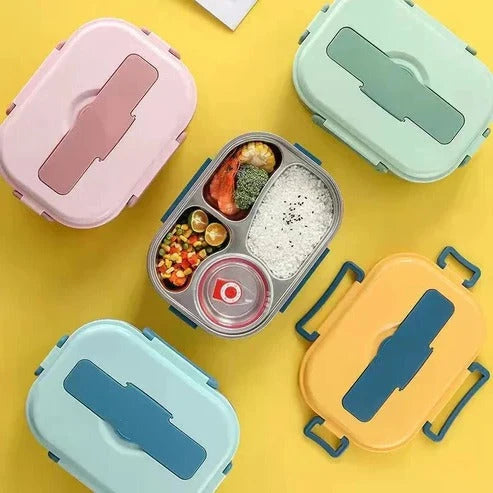 Bento Lunch Box Insulated Divided Compartments & Leakproof Seal