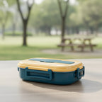 Bento Lunch Box Leak-Proof Stainless Steel Divided