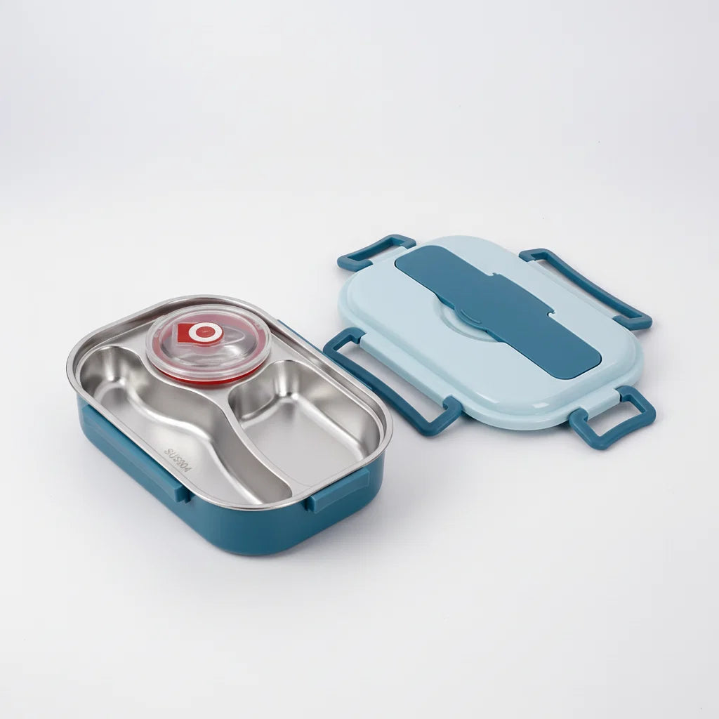 Bento Lunch Box Leak-Proof Stainless Steel Divided