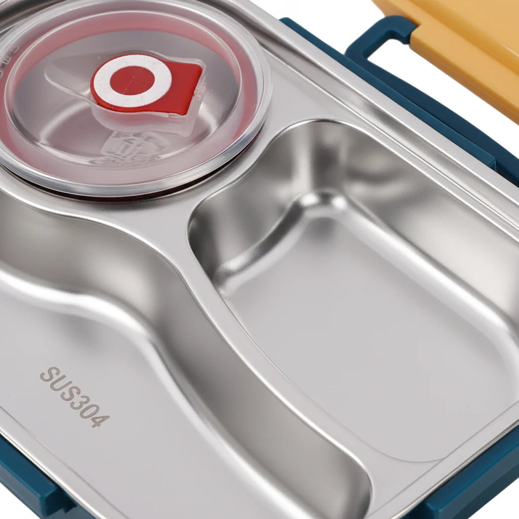 Bento Lunch Box Leak-Proof Stainless Steel Divided