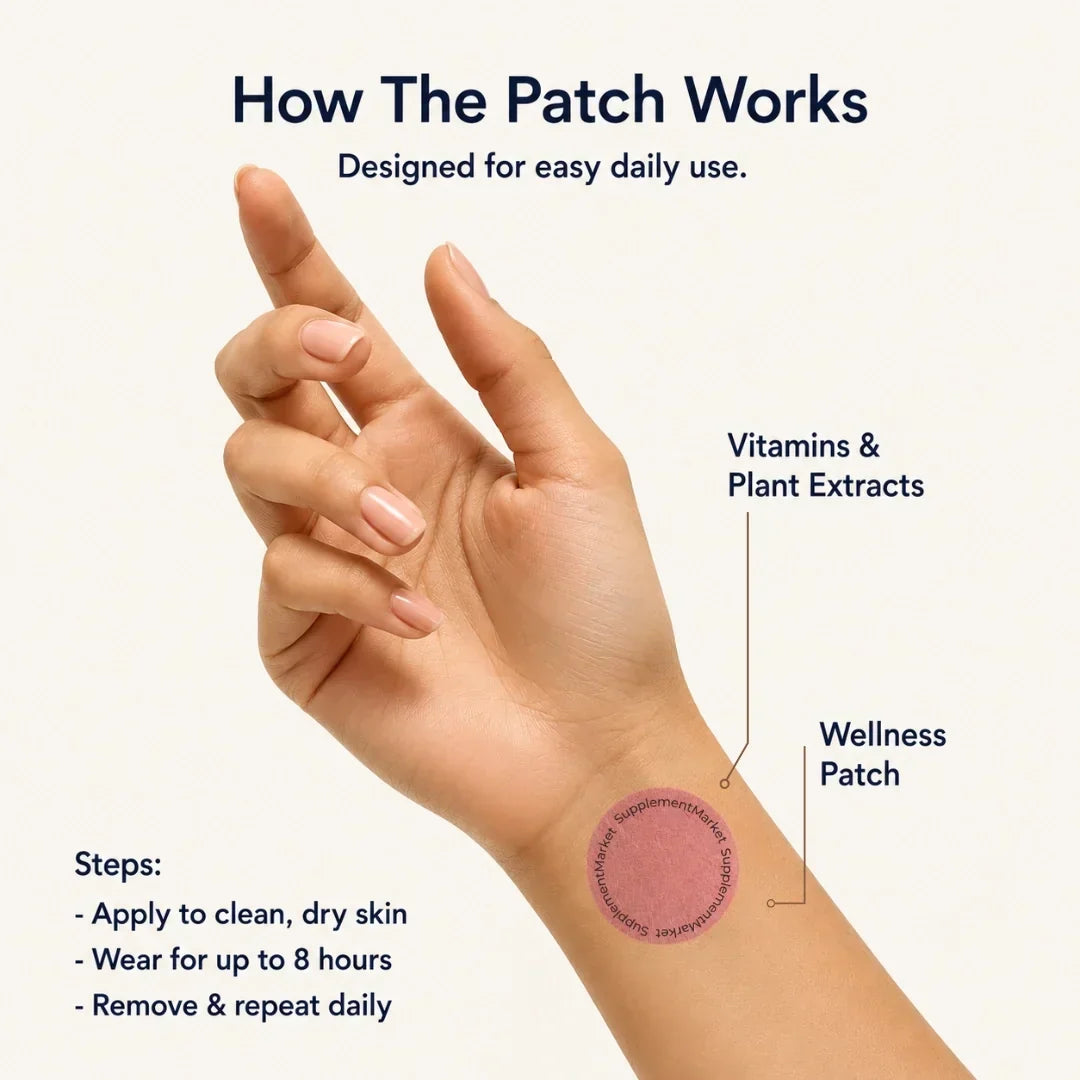 Berberine Patch Time-Release Transdermal Up to 8 Hours