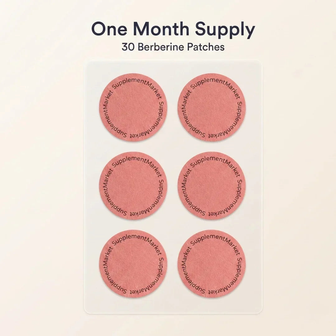 Berberine Patch Time-Release Transdermal Up to 8 Hours