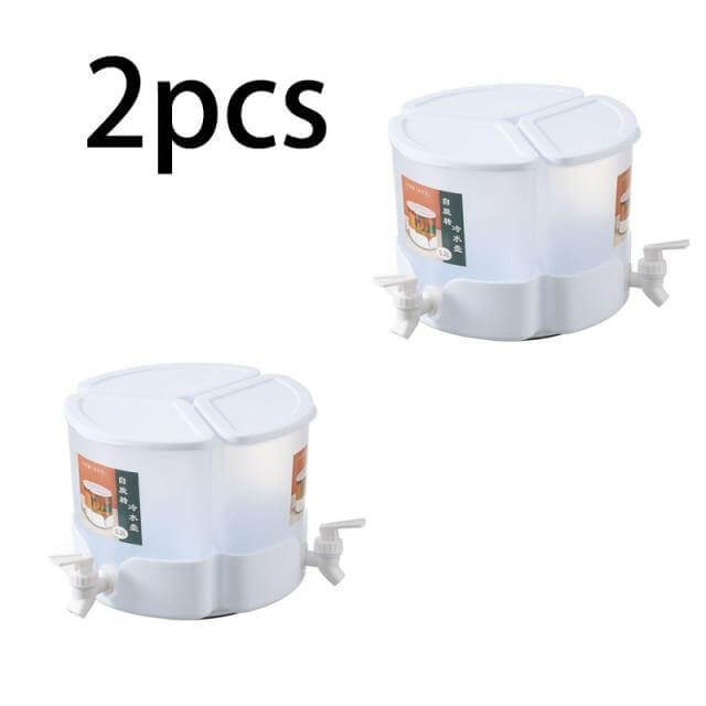 Beverage Dispenser 3-Tap 5.2L 360-Degree Rotating