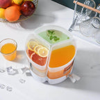 Beverage Dispenser 3-Tap 5.2L 360-Degree Rotating