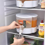 Beverage Dispenser 3-Tap 5.2L 360-Degree Rotating