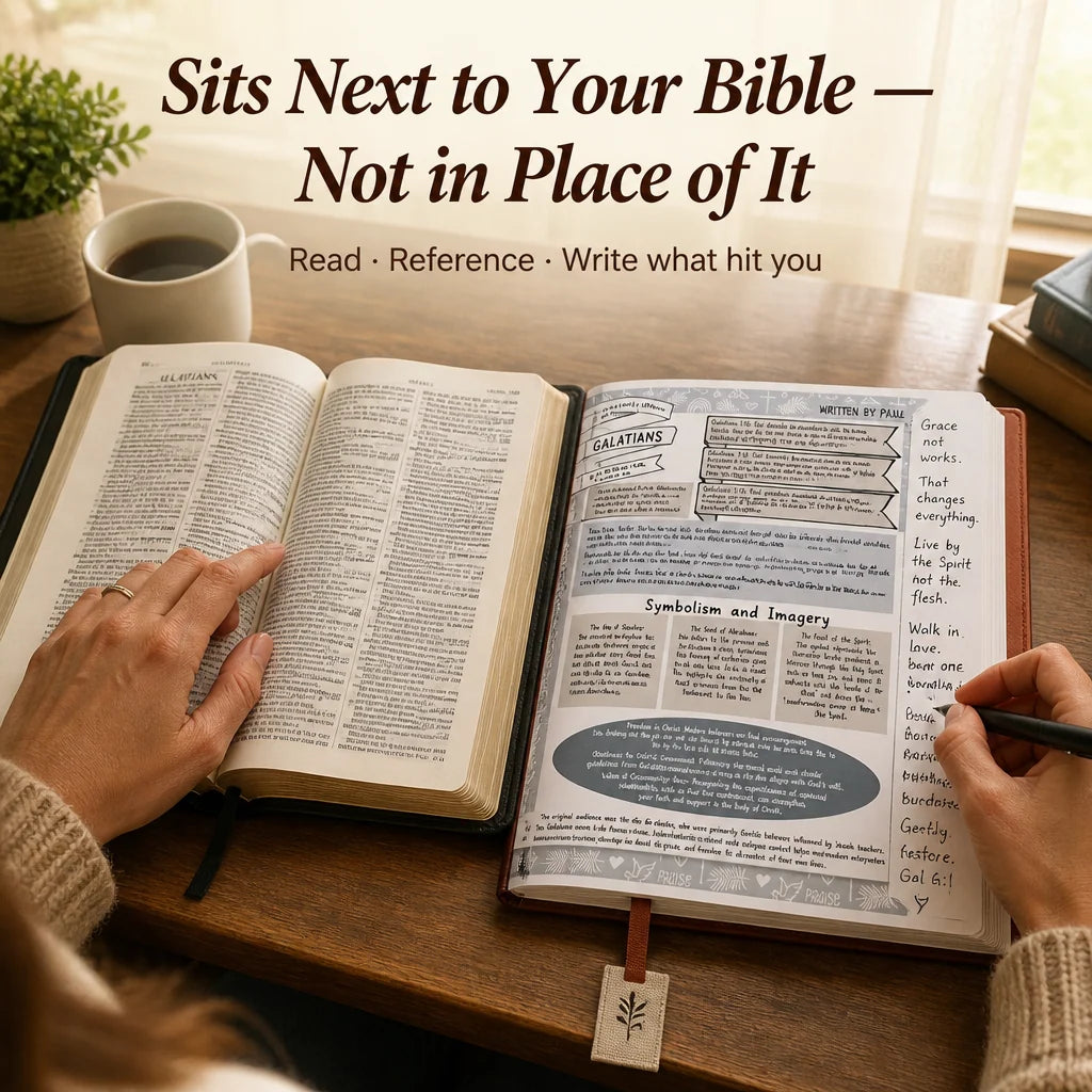 Bible Study Guide Faux Leather Hardcover 66 Books