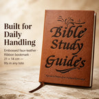 Bible Study Guide Faux Leather Hardcover 66 Books