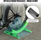 Bicycle Floor Stand No-Lift Roll-In Non-Slip Rubber Feet