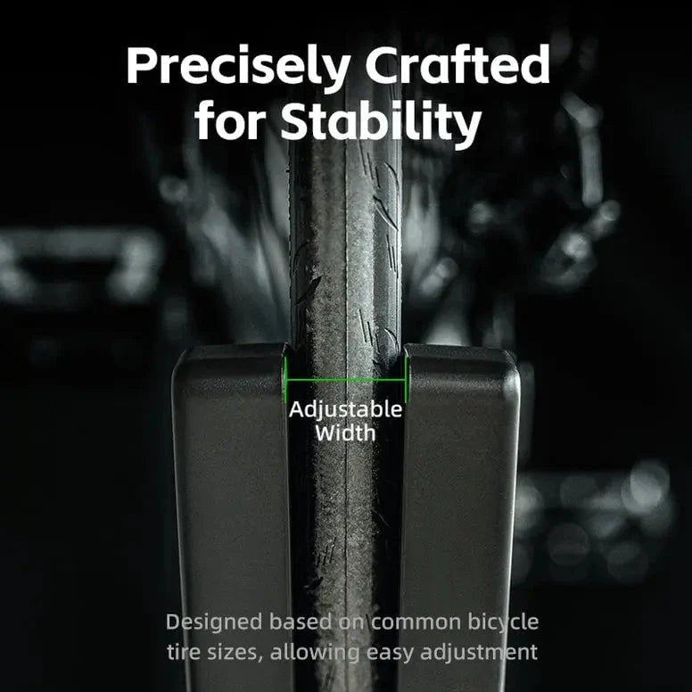 Bicycle Floor Stand No-Lift Roll-In Non-Slip Rubber Feet