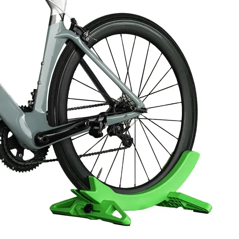 Bicycle Floor Stand No-Lift Roll-In Non-Slip Rubber Feet