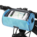 Bicycle Handlebar Bag Touch-Compatible Phone Pocket Water-Resistant Adjustable Straps