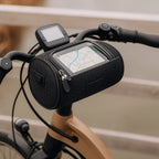 Bicycle Handlebar Bag Touchscreen Window Water-Repellent Nylon Universal Velcro