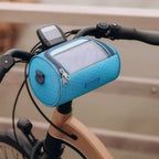 Bicycle Handlebar Bag Touchscreen Window Water-Repellent Nylon Universal Velcro