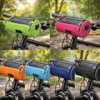 Bicycle Handlebar Bag Touchscreen Window Water-Repellent Nylon Universal Velcro