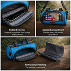 Bicycle Handlebar Bag Touchscreen Window Water-Repellent Nylon Universal Velcro