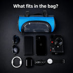 Bicycle Handlebar Bag Touchscreen Window Water-Repellent Nylon Universal Velcro