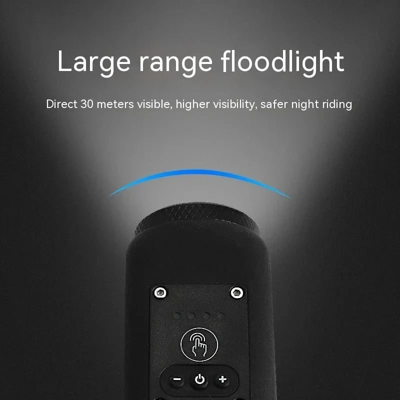 Bicycle Light & Horn 110dB 250 Lumens Rechargeable
