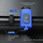 Bicycle Light & Horn 110dB 250 Lumens Rechargeable
