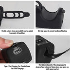 Bicycle Light & Horn Rechargeable 250 Lumens 110 Decibel