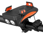 Bicycle Light Phone Holder 400 Lumen 4000mAh Power Bank