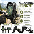 Bicycle Phone Mount Waterproof & Touchscreen 360 Degree Rotation