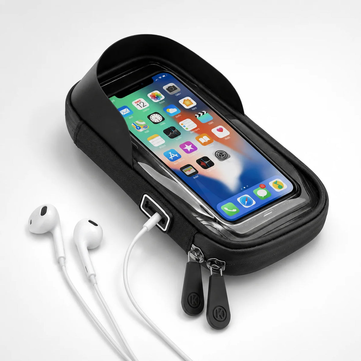 Bicycle Phone Mount Waterproof & Touchscreen 360 Degree Rotation