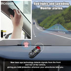 Bicycle Radar Detector Solar-Powered High-Vis LEDs