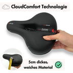 Bicycle Saddle Ergonomic Gel Shock-Absorbing Breathable Cover
