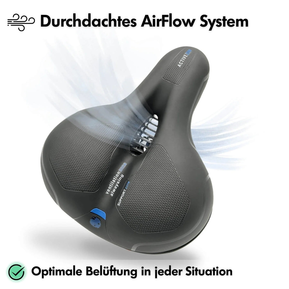 Bicycle Saddle Ergonomic Gel Shock-Absorbing Breathable Cover