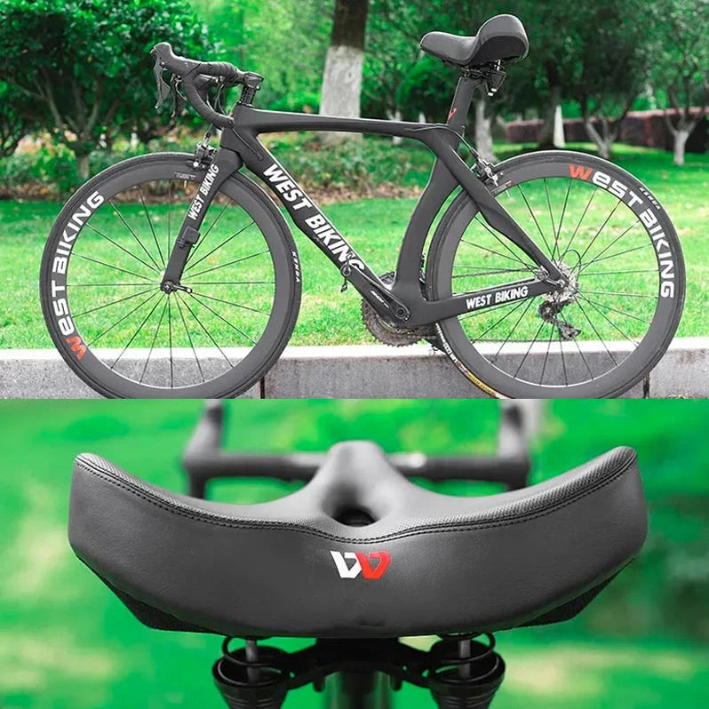Bicycle Saddle Extra Wide Gel Padded Breathable