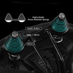 Bicycle Saddle Extra Wide Gel Padded Breathable