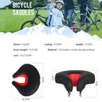 Bicycle Saddle Nose-Less Ergonomic Shock-Absorbing
