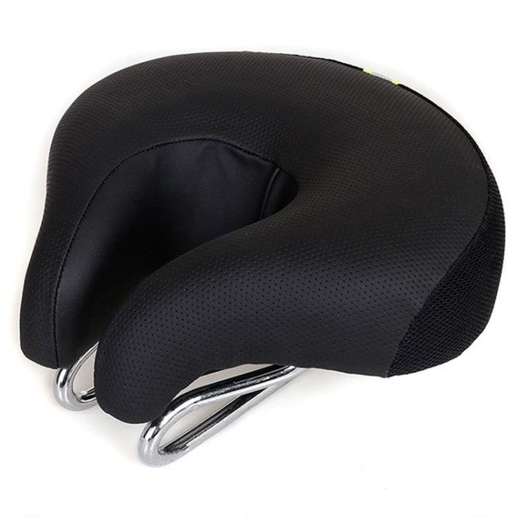 Bicycle Saddle Noseless Thick Soft Cushioning Pressure Relief