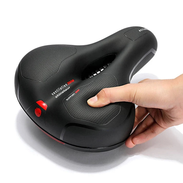Bicycle Saddle Wide Soft Padding & Central Cutout