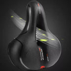 Bicycle Saddle Wide Soft Padding & Central Cutout