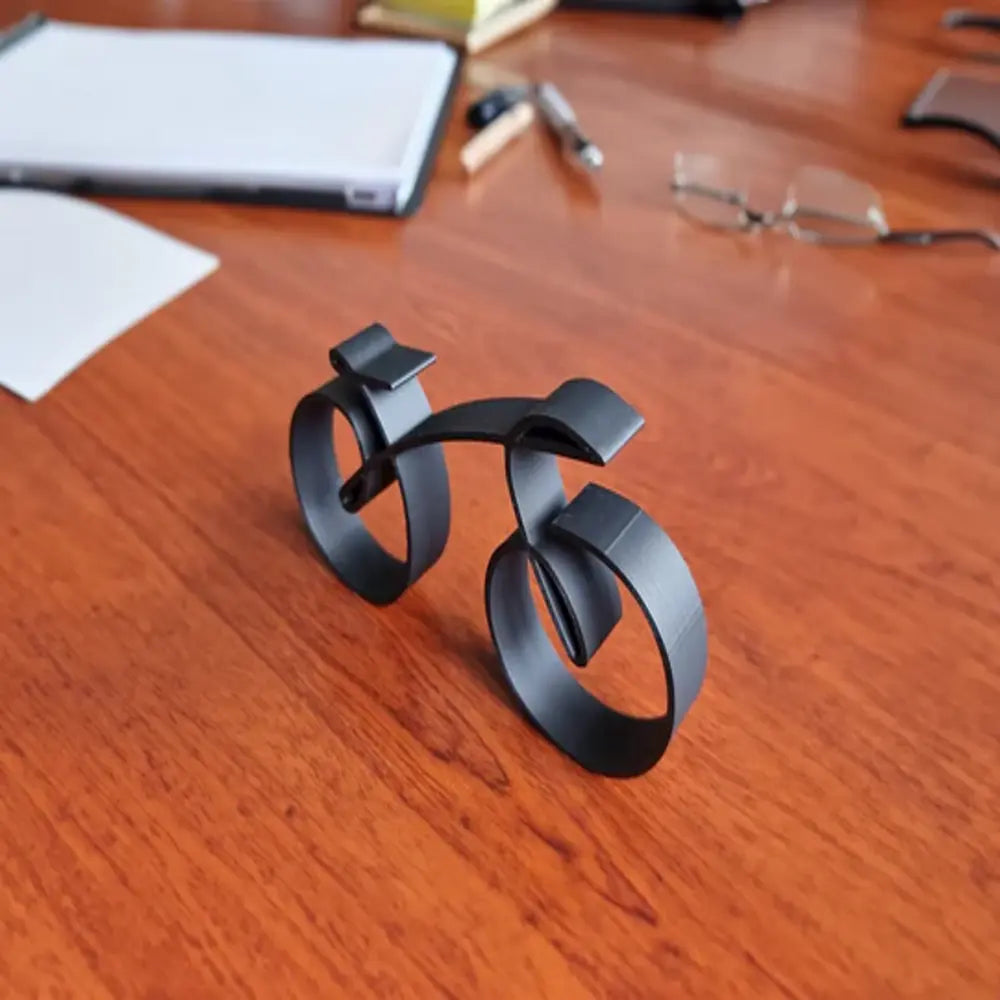 Bicycle Sculpture Black Wire Frame Compact & Lightweight