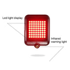 Bicycle Tail Light Motion-Activated Turn Signals Laser Projection Rechargeable
