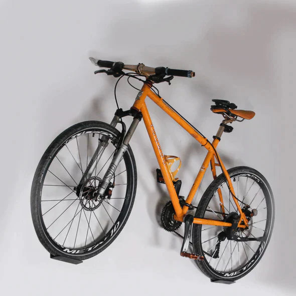 Bicycle Wall Mount Horizontal High-Carbon Steel Supports 220.5 Lbs