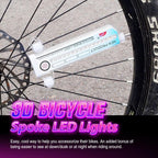 Bicycle Wheel Spoke Light 32 RGB LEDs Speed-Activated Patterns
