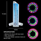 Bicycle Wheel Spoke Light 32 RGB LEDs Speed-Activated Patterns