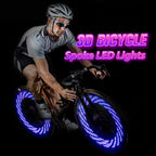 Bicycle Wheel Spoke Light 32 RGB LEDs Speed-Activated Patterns