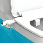 Bidet Attachment Dual Nozzle & Adjustable Flow Ultra-Thin