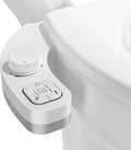 Bidet Attachment Dual Nozzles Adjustable Pressure Tool-Free Installation