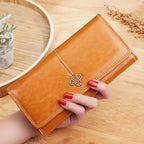 Bifold Wallet Slim Leather Multiple Card Slots & Bill Pocket