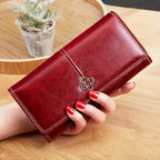 Bifold Wallet Slim Leather Multiple Card Slots & Bill Pocket