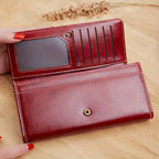 Bifold Wallet Slim Leather Multiple Card Slots & Bill Pocket