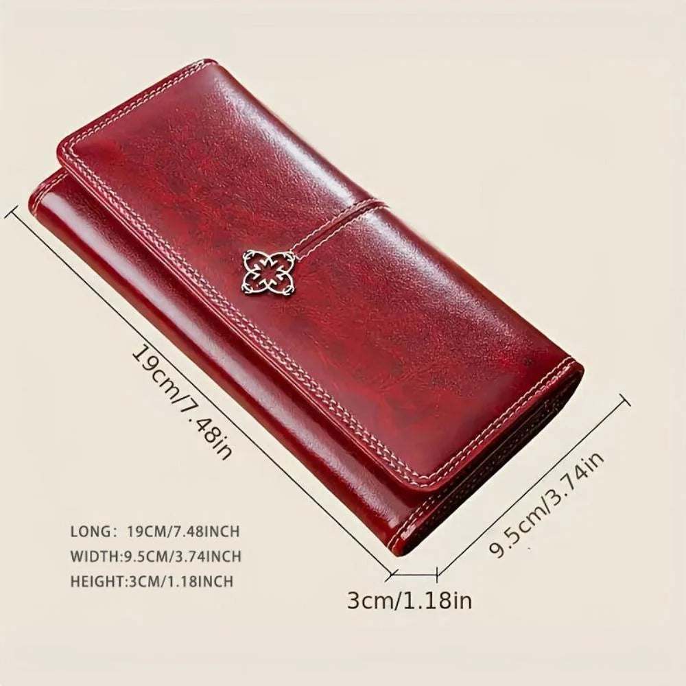 Bifold Wallet Slim Leather Multiple Card Slots & Bill Pocket