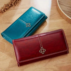 Bifold Wallet Slim Leather Multiple Card Slots & Bill Pocket