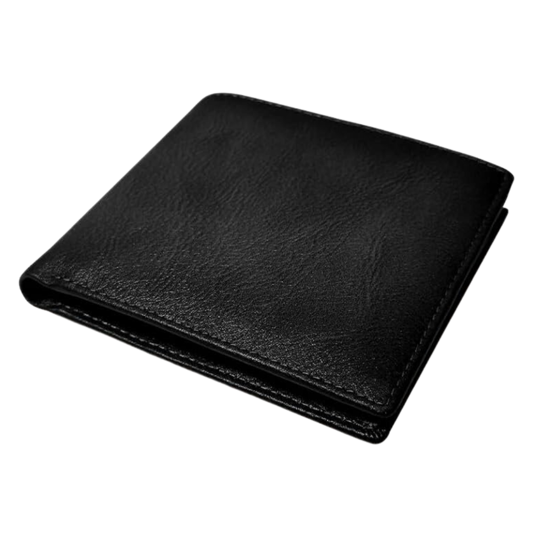 Bifold Wallet Top-Grain Leather RFID Blocking 10 Card Slots
