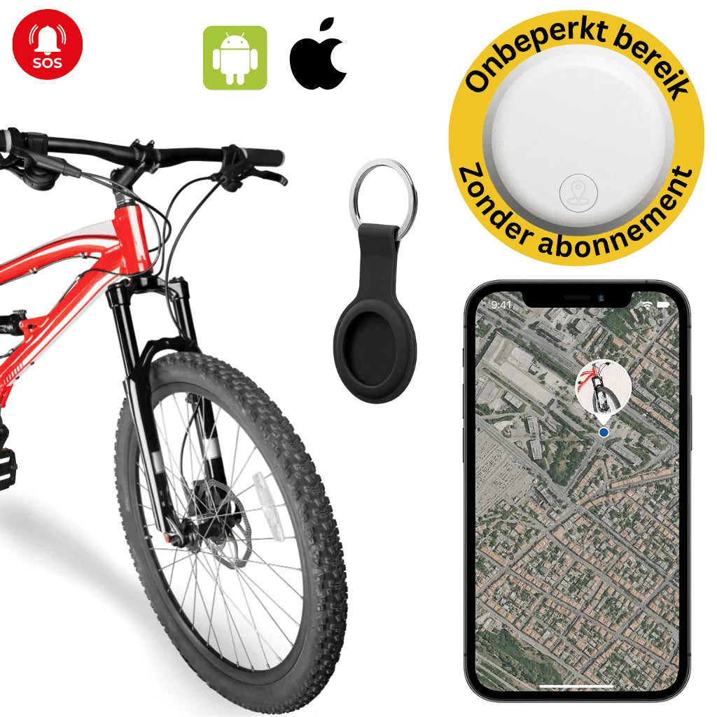 Bike GPS Tracker Real-Time No Subscription Weeks Battery Life